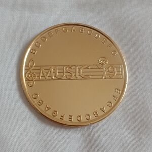 Mardi Gras Doubloon - Music 19 Gold Coin (Set of 16)